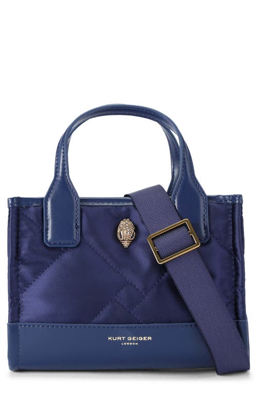 Kurt Geiger London Extra Small Quilted Shopper Bag in Navy 