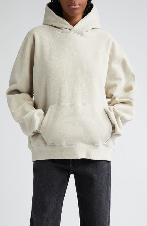 Alexander Wang Oversize Cotton Hoodie in Storm at Nordstrom, Size Medium