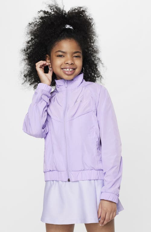 Nike Kids' Sportswear Windrunner Water Repellent Jacket In Purple