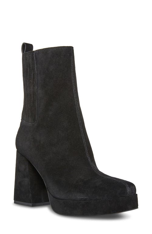 Blondo Rozalie Waterproof Platform Chelsea Boot in Black Suede at Nordstrom, Size 9.5