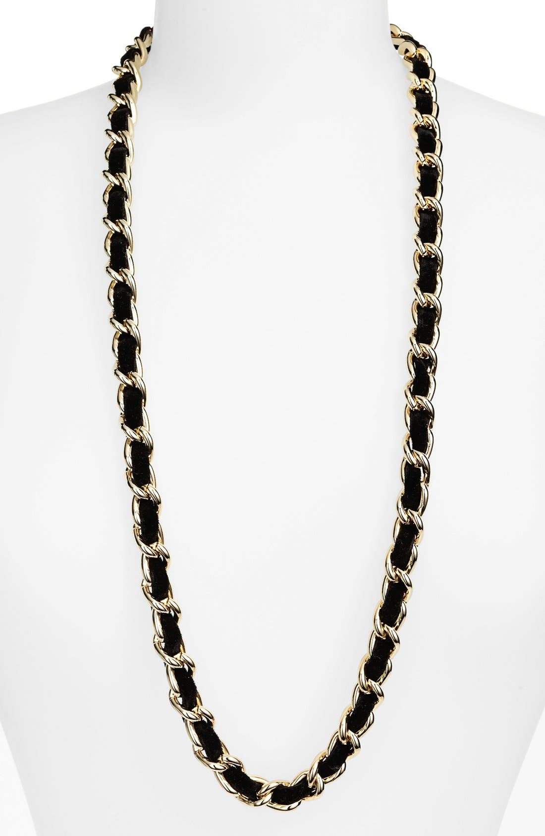 Nordstrom Velvet Woven Chain Necklace Nordstrom
