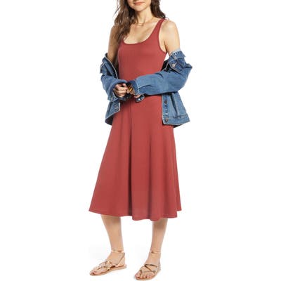 Treasure & Bond A-Line Tank Dress, Red