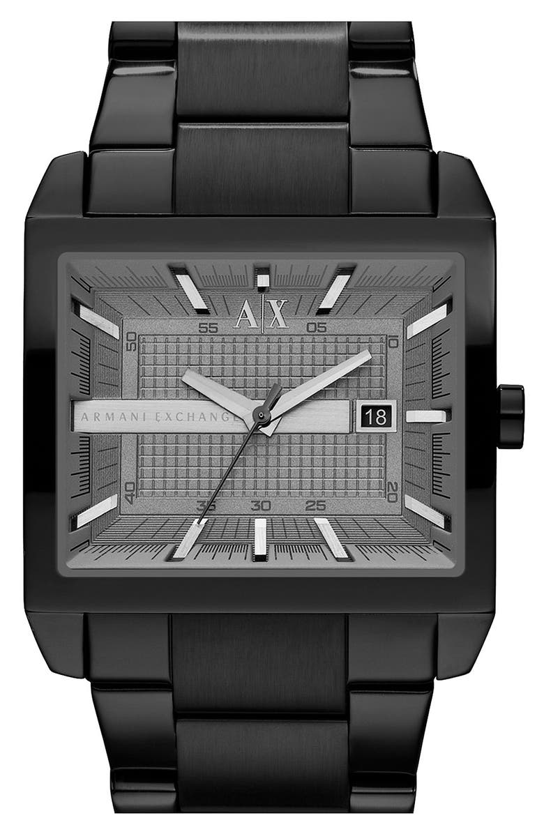 AX Armani Exchange Rectangular Bracelet Watch | Nordstrom