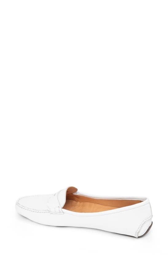 Shop Patricia Green Janet Scalloped Driving Loafer In White