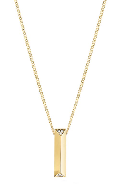 Cast The Blade Pavé Diamond Pendant in Gold at Nordstrom, Size 19