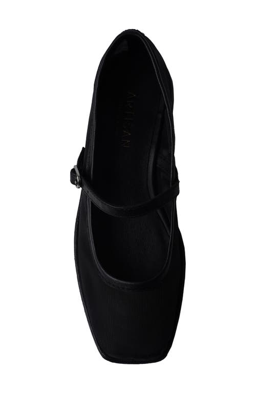 Shop Artisan Crafted By Zigi Quiley Mary Jane Pump In Blk Fabric