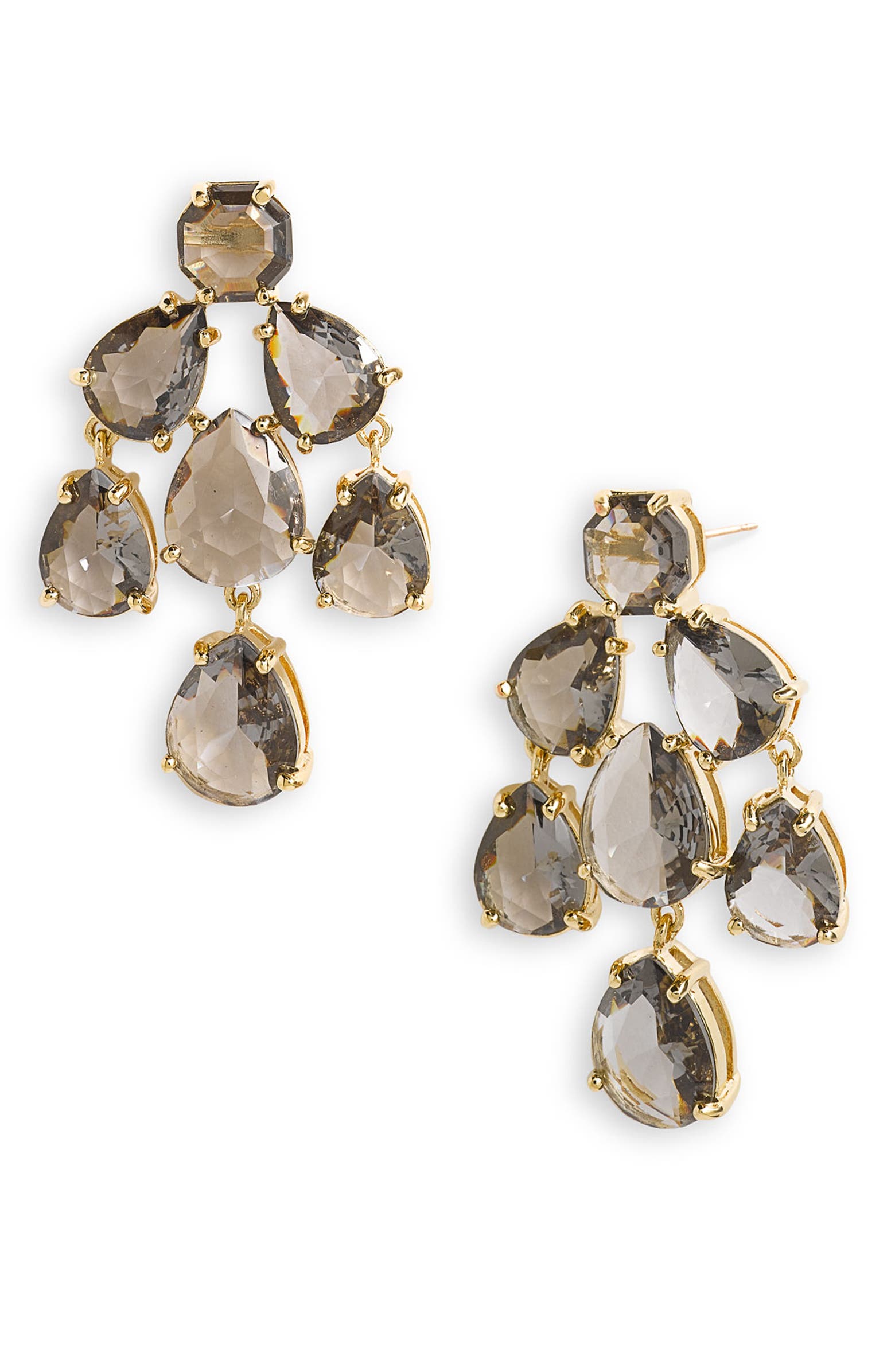 kate spade new york faceted chandelier statement earrings | Nordstrom