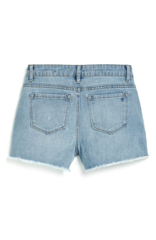Shop Tractr Kids' Distressed Cutoff Denim Shorts In Indigo