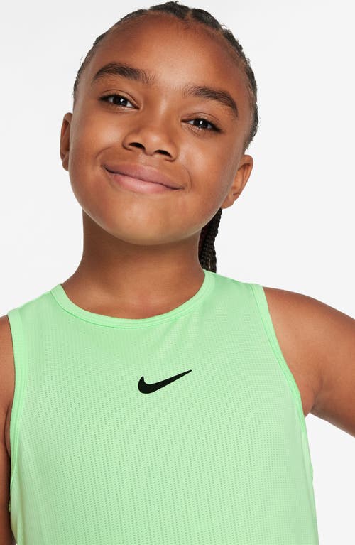 Shop Nike Kids' Dri-fit Victory Tank In Vapor Green/black