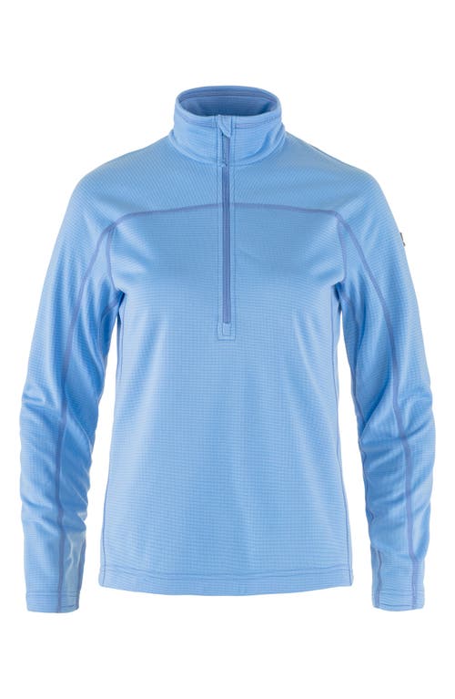 Fjall Raven Fjällräven Abisko Lite Fleece Half Zip In Ultramarine