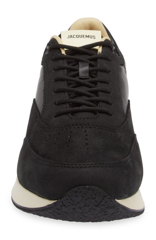 Shop Jacquemus La Daddy Sneaker In Black 990