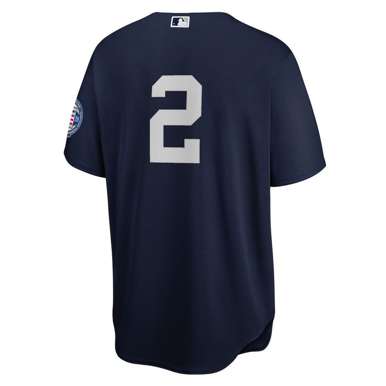 New York Yankees Nike Custom Alternate Navy Player Jersey