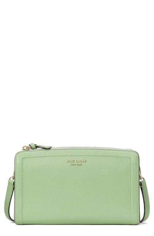 Kate Spade New York knott small leather crossbody bag in Beach Glass at Nordstrom