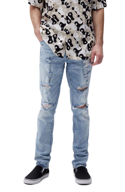 PacSun James Distressed Jeans in Medium Indigo