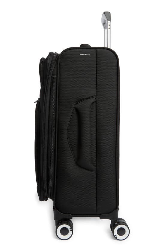 Shop It Luggage Intrepid 22-inch Softside Spinner Luggage In Black