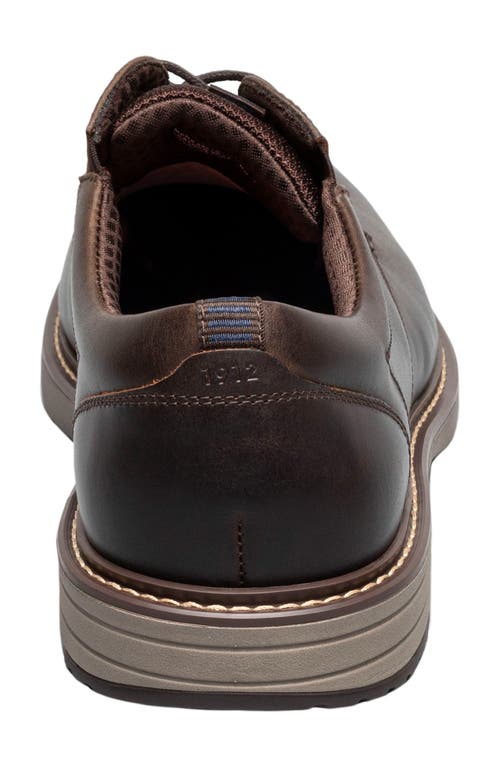 Nunn Bush Griff Plain Toe Derby In Brown Multi
