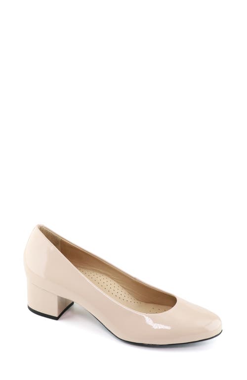 Marc Joseph New York Broad Street Patent Leather Pump Nude Soft at Nordstrom,
