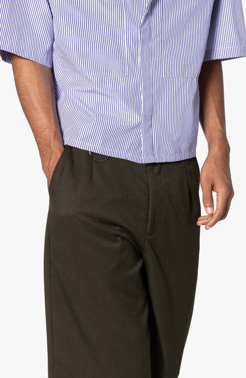 Mnml Hello Preppy Convertible Baggy Pants In Olive
