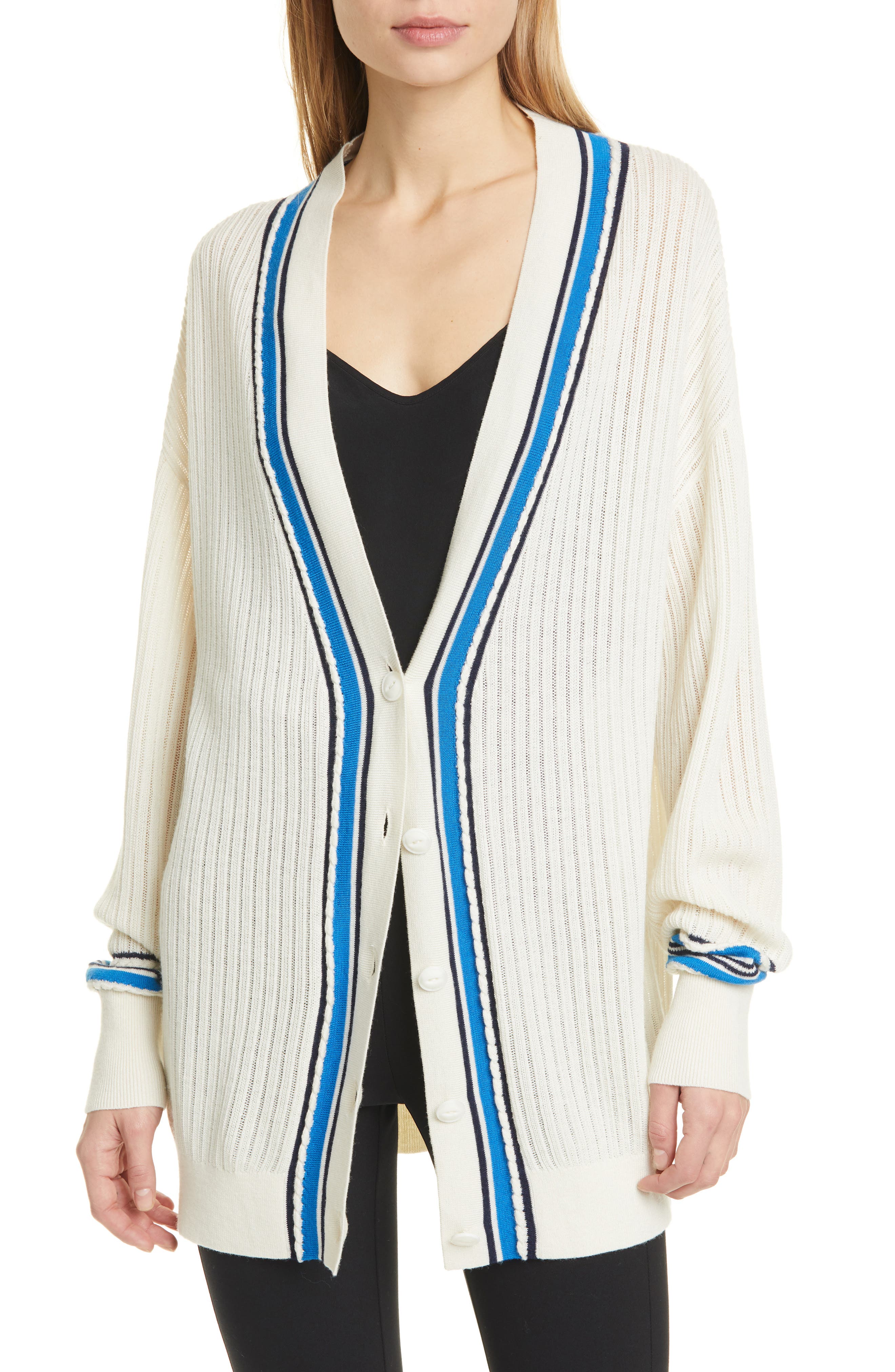 wool blend cardigan