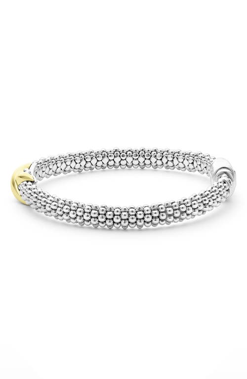 Shop Lagos Embrace Bracelet In Silver/gold