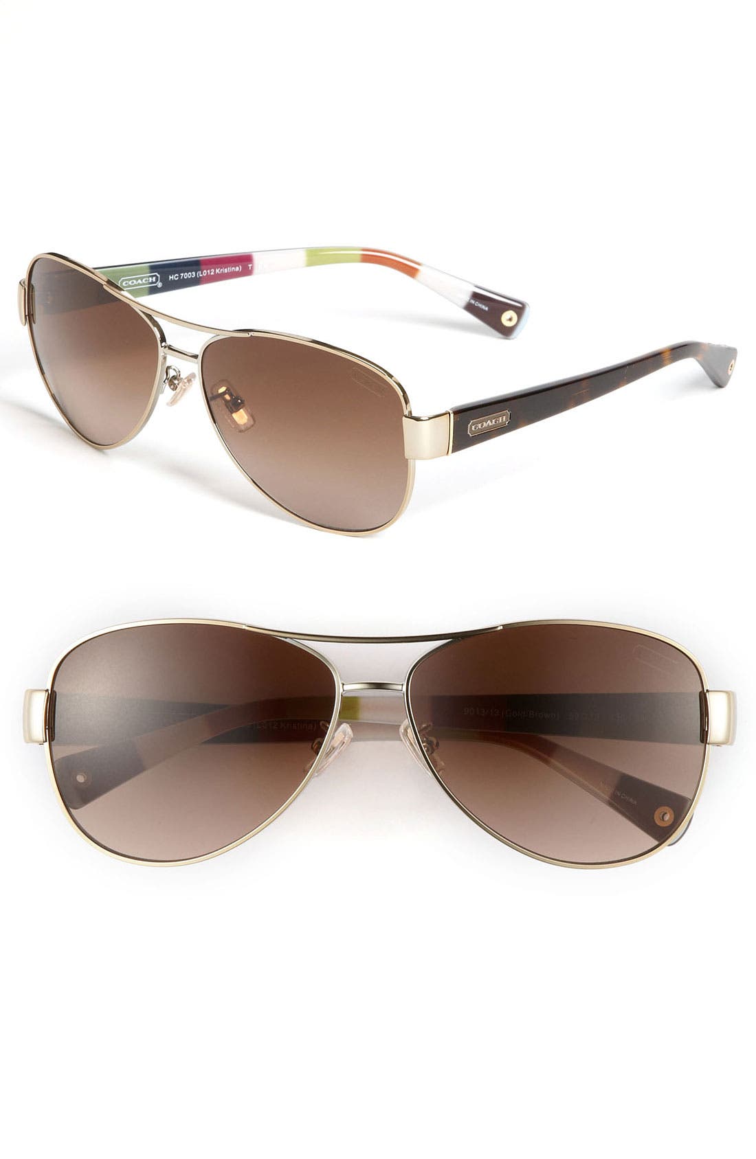 COACH Aviator Sunglasses Nordstrom