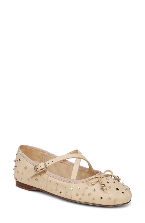 Shop Circus Ny By Sam Edelman Zuri Stud Mary Jane Flat In Eggshell