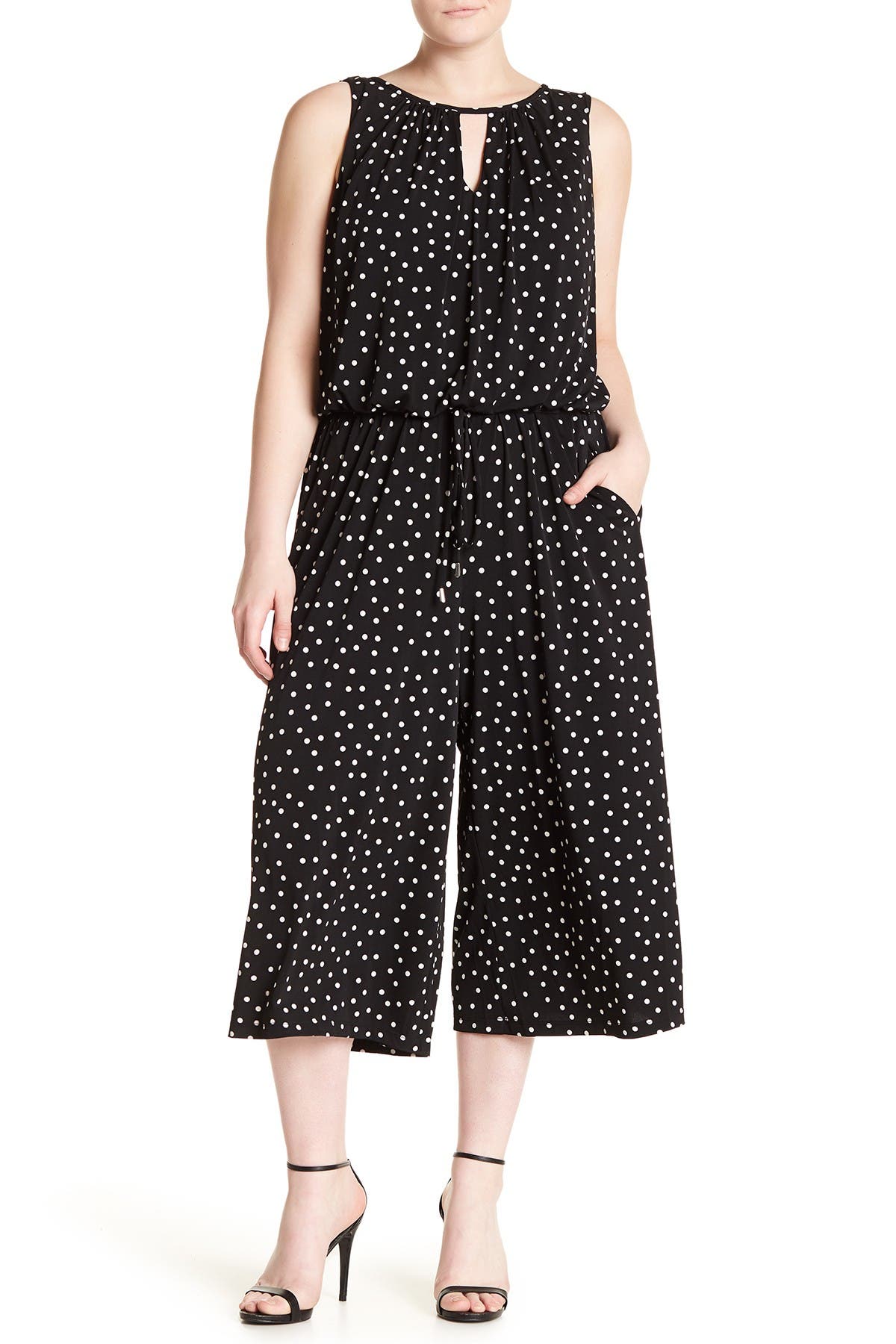 london times cropped jumpsuit