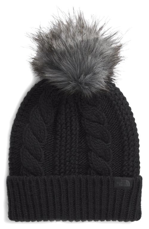 THE NORTH FACE THE NORTH FACE OH MEGA FAUX FUR POMPOM BEANIE 