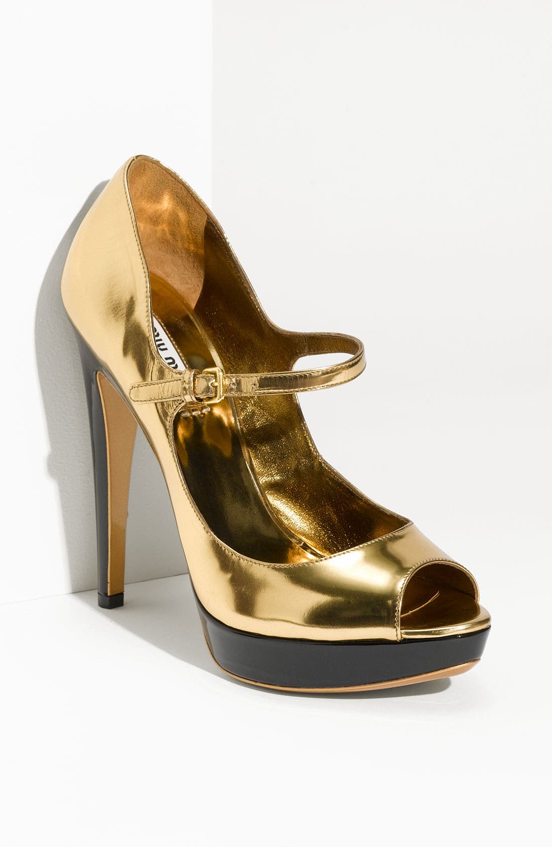 miu miu mary jane platform pump