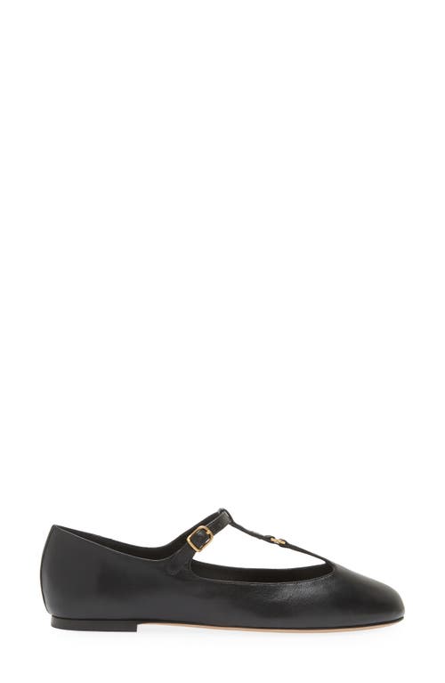 Shop Chloé Marcie Mary Jane Flat In 001 Black