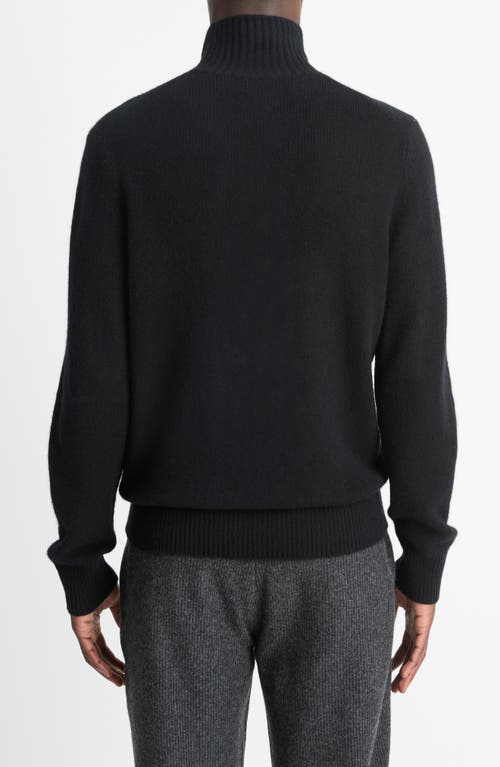 Shop Vince Cashmere Turtleneck In Black