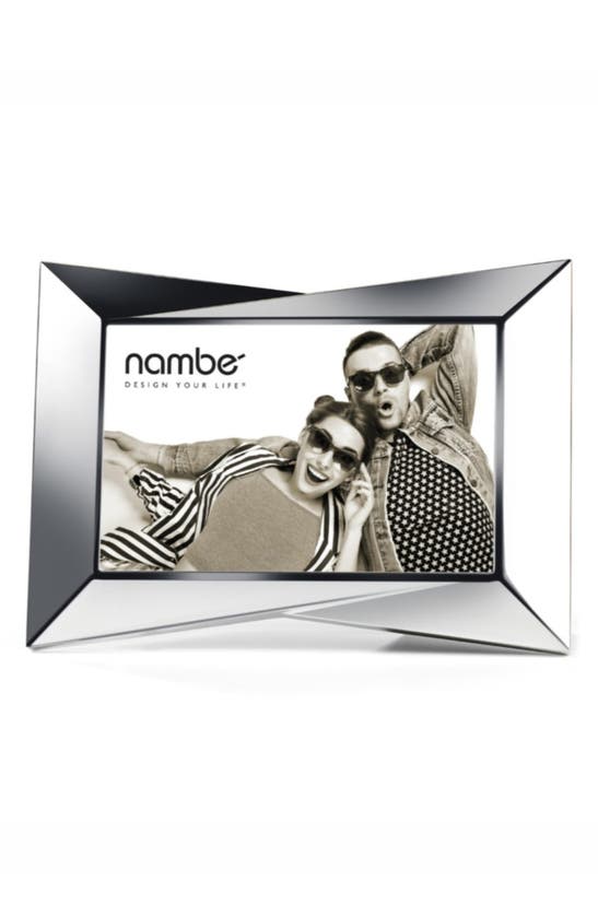 Shop Nambe Nambé Bevel Picture Frame In Silver