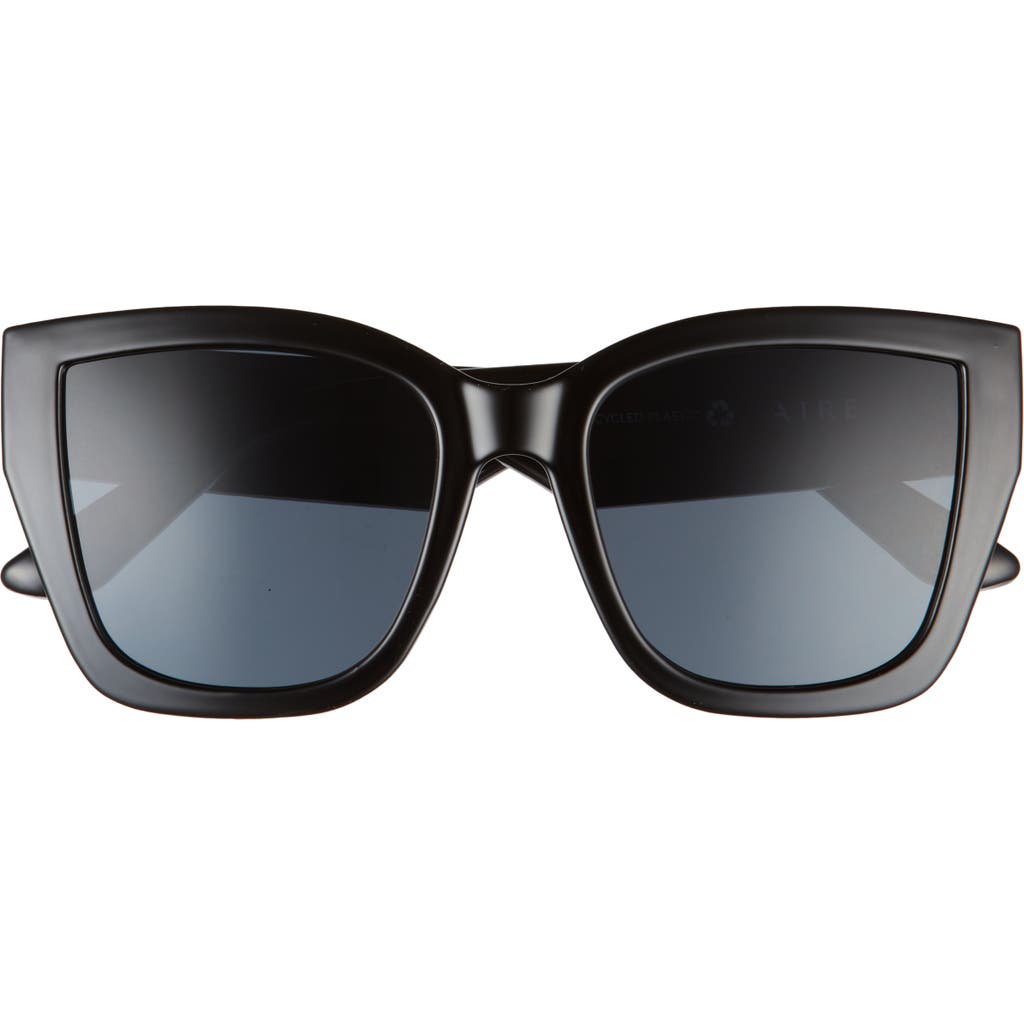 Aire Haedus 53mm Cat Eye Sunglasses In Black