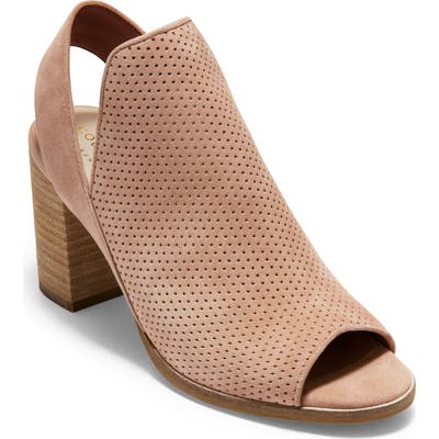 Cole Haan Callista Perforated Slingback Sandal, Pink