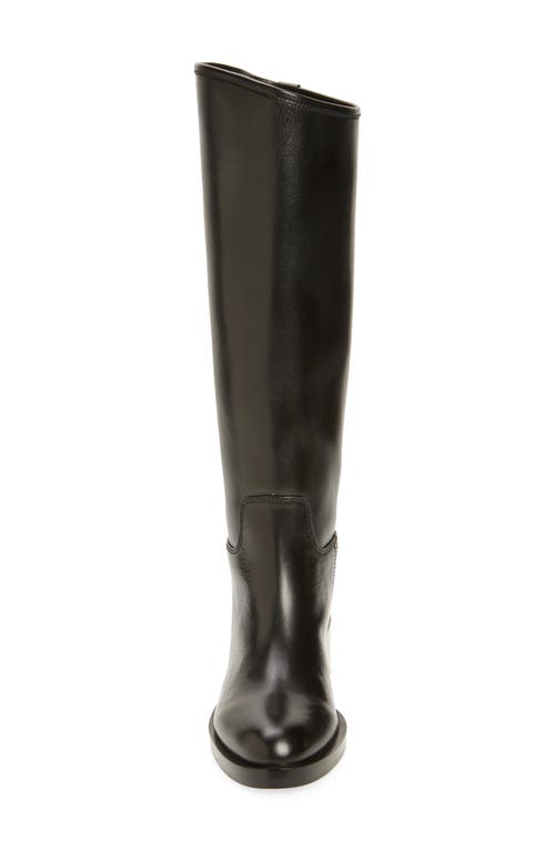 Shop Jeffrey Campbell Reining Knee High Boot In Black Leather