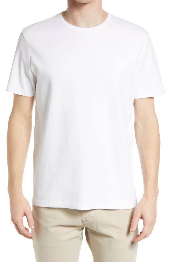 14th & Union Short Sleeve Interlock T-shirt In White