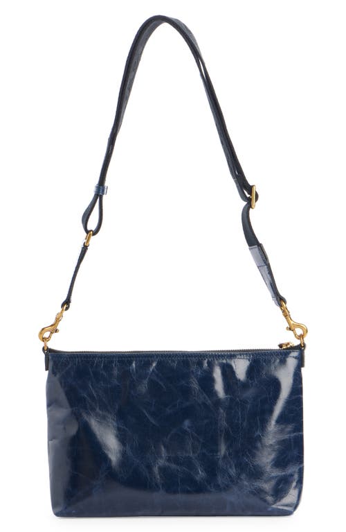 Shop Isabel Marant Nessah Leather Crossbody Bag In Faded Night