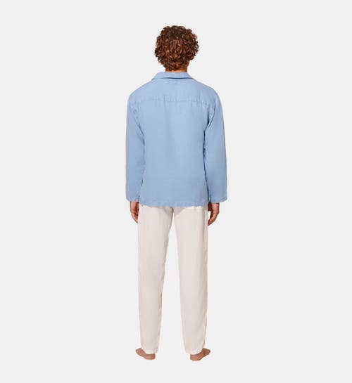 Vilebrequin Linen Mineral Dye Shirt In Source