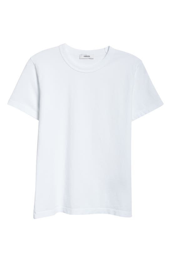 Haikure Coco Crewneck Cotton T-shirt In Optical White