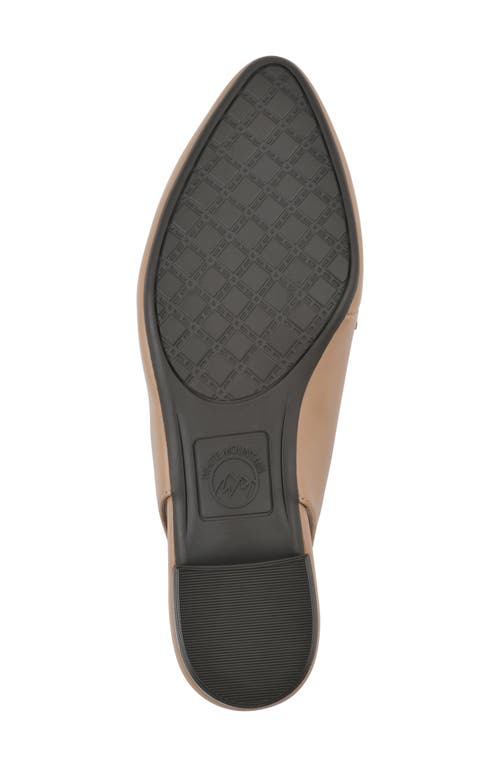 White Mountain Footwear Boreal Slingback Mule In Beige/smooth Leather