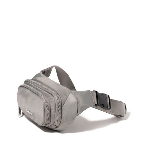 Shop Baggallini On The Go Belt Bag Waist Pack In Steel Grey Twill