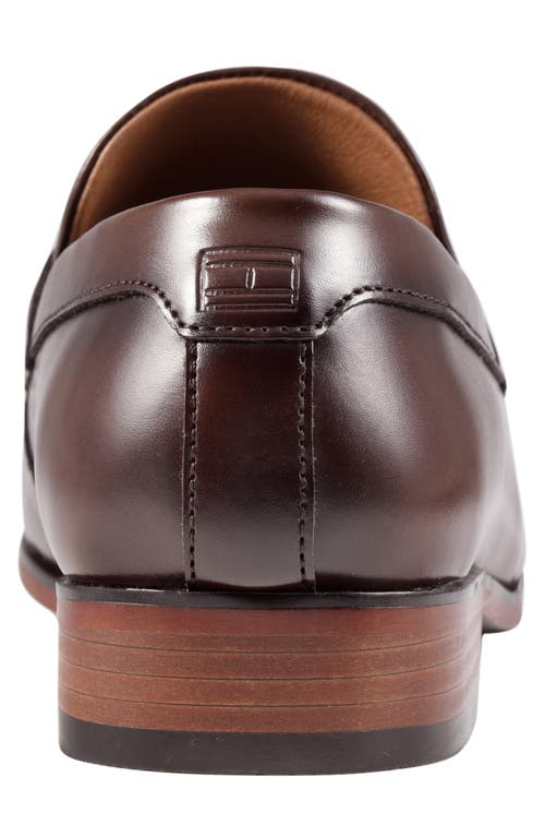 Tommy Hilfiger Steran Penny Loafer In Dark Brown