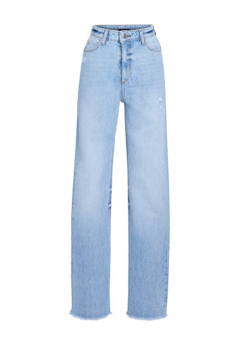 Shop Ser.o.ya Brooklyn High Rise Straight Jean In High Tide