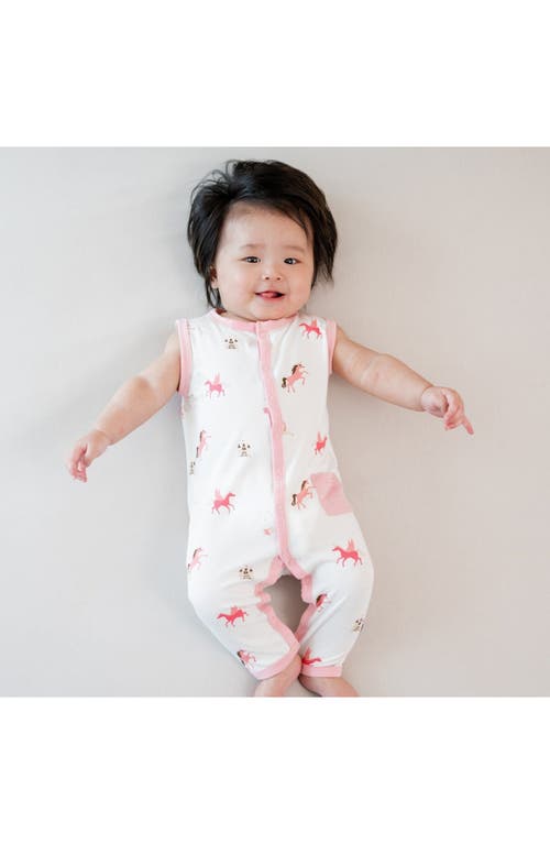 Kyte Baby Unicorn Stretch Romper In Unicorn