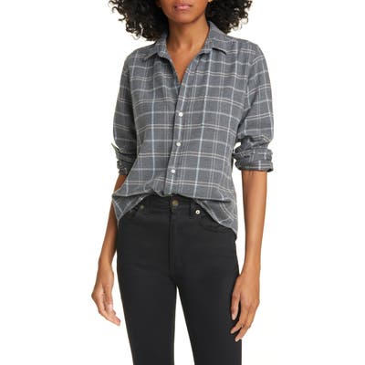 Frank & Eileen Long Sleeve Flannel Button-Up Shirt, Grey