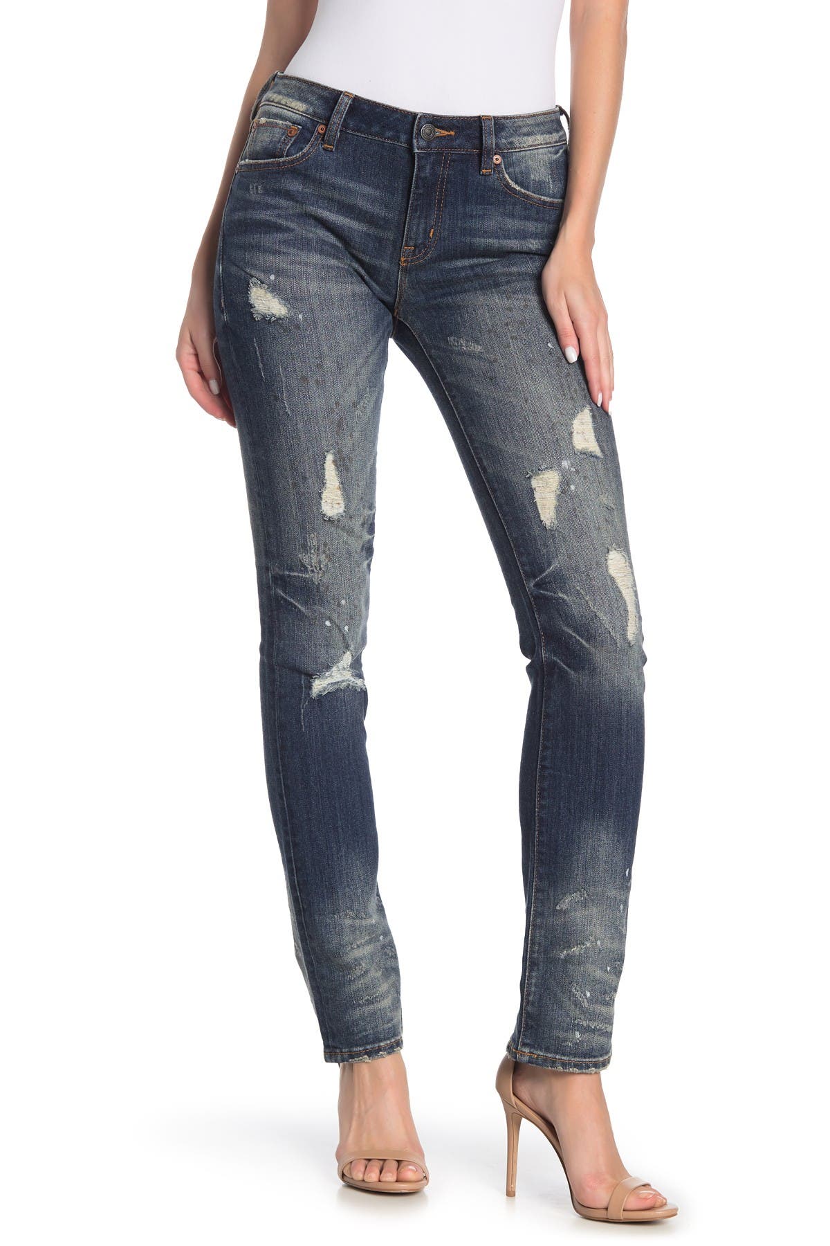 high waisted rock revival jeans