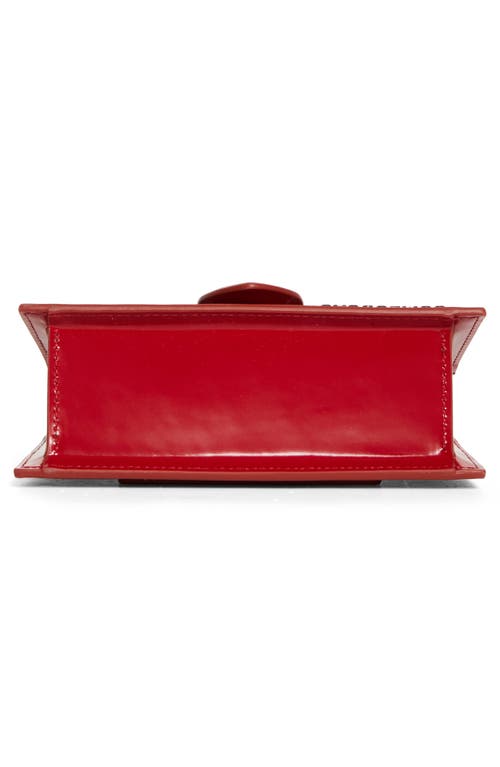 Jacquemus Le Bambino Leather Shoulder Bag In Red