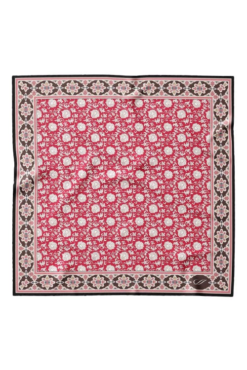 Shop Elizabetta Caserta - Hand Rolled Silk Neckerchief In Red