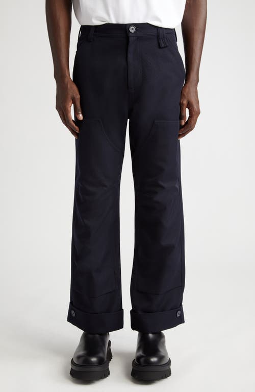 Workwear Twill Trousers in Navy
