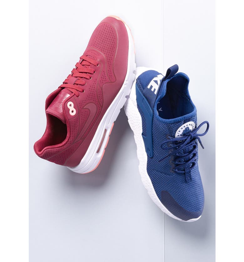 NIKE 'Air Max 1 - Ultra Moire' Sneaker, Main, color, FIBER GREEN/ WHITE